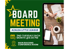 Board Meeting @6:30pm